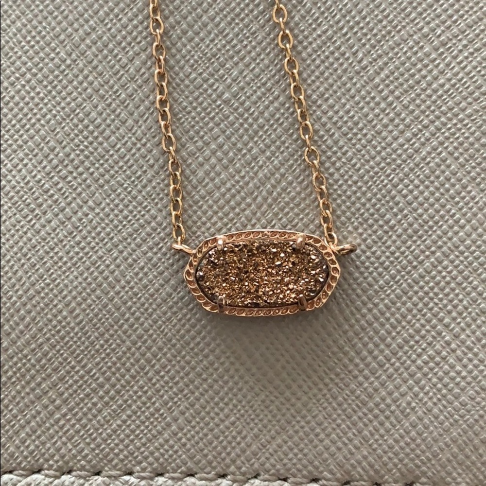 Gold drusy Kendra Scott necklace